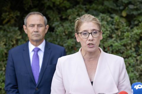 WA Treasurer Rita Saffioti welcomed the Federal Budget, although expressed concern over NDIS cuts. Photo: Michael O'Brien. 