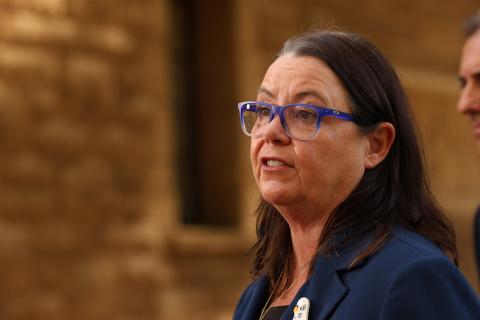 Resources Minister Madeleine King used a visit to Perth to reaffirmed her support for strike action at BHP's Port Hedland operations.