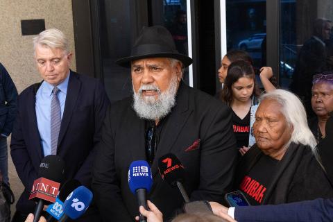 Michael Woodley outside Federal Court. Photo: Michael O'Brien
