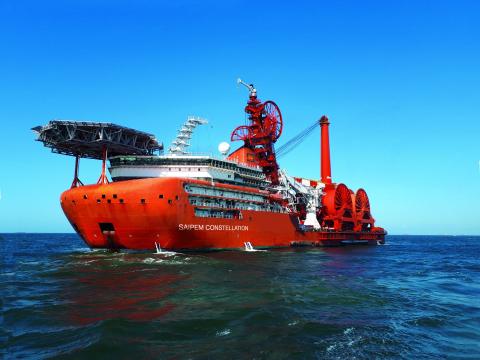 Australia's competition watchdog will take a merger between Italian subsea services company Saipem and Norwegian rival Subsea 7 to a phase-two review. Photo: Saipem.