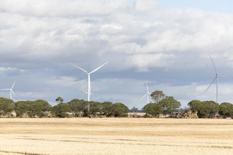 The Flat Rocks Wind Farm near the Kojonup site. Photo: Tom Zaunmayr