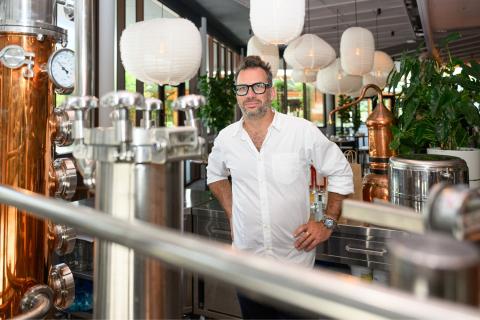 John Parker at Dandelion in Karrinyup Shopping Centre. Photo: David Henry