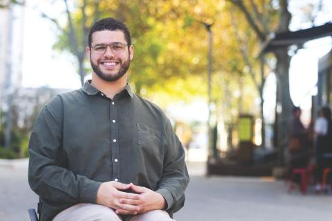 Greens senator Jordon Steele-John was elected to the senate in 2017.