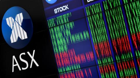 An ASX indicator board (file image)