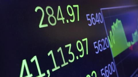 A board in the New York Stock Exchange