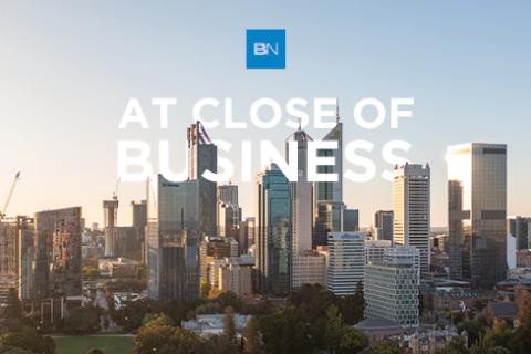 At close of business