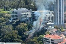 Fire breaks out near Jacob’s Ladder