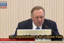 Cr Adrian McRae, a noted Vladimir Putin supporter, led the anti-vax motion in Port Hedland. Photo: AussieCossack.
