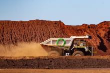 Fortescue launched a hydrogen powered truck at Christmas Creek in August. Photo: Tom Zaunmayr