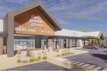 A render of the proposed Hedland Village Shopping Centre