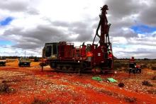 Drilling at Victory's North Stanmore project.