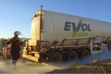 Evol LNG truck