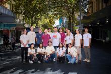 Dan Jovevski (centre) and the WeMoney team. Photo: WeMoney.