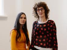 PICA chief executive and director Hannah Mathews and boorda yeyi program manager Lillian Silk. Photo: Tristan McKenzie