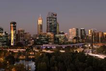 The view of Perth city from Kings Park.
