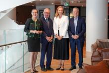 Barrenjoey non-executive directors Kelly O'Dwyer, Philip Lowe and Fiona Hick with chairman David Gonski. Photo: supplied.