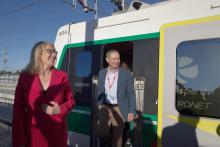 WA Transport Minister Rita Saffioti and Premier Roger Cook. Photo: WA Government.