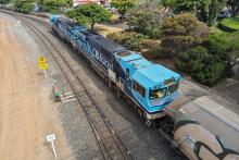 A CBH train at the Port of Albany. Photo: Tom Zaunmayr