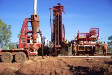 King River Resources drill rig BNBWA