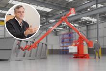 FBR's new Mantis system. Photo: FBR. Inset: FBR chief executive Mark Pivac. Photo: FBR.