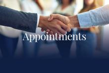 Appointments August 15, 2025