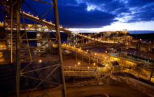 Processing infrastructure at Newmont's Boddington mine. 