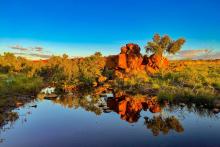Murujuga rock art in the Burrup Peninsula.