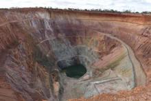 Javelin Minerals' Eureka open pit