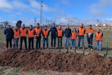 Stakeholders at the Merredin BESS sod turning. Photo: Atmos Renewables