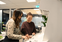 ALYKA team discussing marketing initiatives for NFP organisations