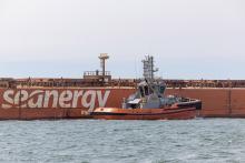 A bulk carrier leaves the Port of Port Hedland. Photo: Tom Zaunmayr