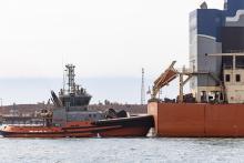 A shipment of iron ore from BHP leaving the Port of Port Hedland. Photo: Tom Zaunmayr
