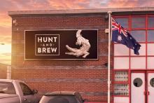 Brownes sells its Hunt and Brew product through 400 Tesco stores. Photo: Supplied