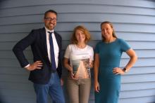 Chuck Berger, Georgie Taylor, Steph Shorter