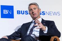 Paddy Gregg at a Business News Success and Leadership breakfast. Photo: Matt Jelonek.