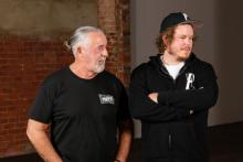 Michael Cameron (left) and Jack Cameron, from Pirate Life.