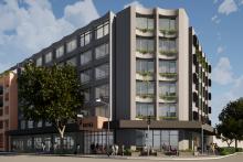 The proposed development on Queen Victoria Street. Image: Cameron Chisholm Nicol via DAP documents