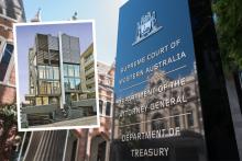 Baltinas' Mount Street project (inset) is at the centre of a dispute in the Supreme Court.