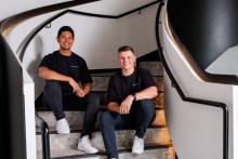 Paperly co-founders Daniel Dawson and Jak Tidman. Photo: Paperly.