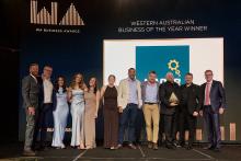 Mader Group won business of the year at the WA Business Awards. Photo: Stefan Gosatti