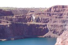 The Mount Goldsworthy iron ore mine in 2008. Photo: Philipist/Wikimedia Commons