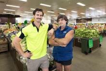 Tony (right) and Frankie Galati say Spudshed will work with apple producers to grow the sector. Photo: Michael O’Brien