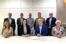 Mosaic Community Care and Westcare Board Members. Front row (from left): Leanne Kite, Amanda Paton, Dale Rakich, Sue Morey. Back row (from left): Johnathon Leek OAM, David Kent, Kim Clark, Marshall McKenna, Justin Audcent.