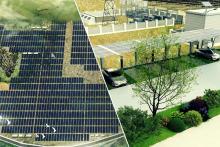 Tonic Group's solar farm and EV charger project. Pictures: Tonic Group