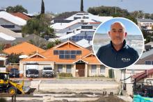 Julian Ambrose (inset) says the Atlas Building and Simonds partnership will bring scale, experience and deliverability to WA. Background photo: Michael O'Brien