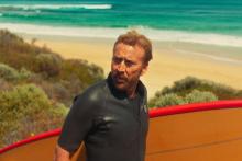 Nicolas Cage in The Surfer. Photo by Radek Ladczuk