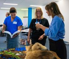 Participants during the course