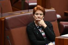 Pauline Hanson. Photo: Lukas Coch/AAP