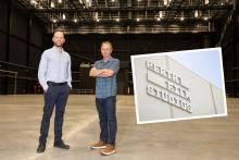 Tom Avison (left) and Howard Cearns. INSET: Perth Film Studios. Photos: Matt Jelonek