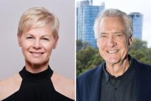 Margrete Helgeby Chaney and Julian Donaldson